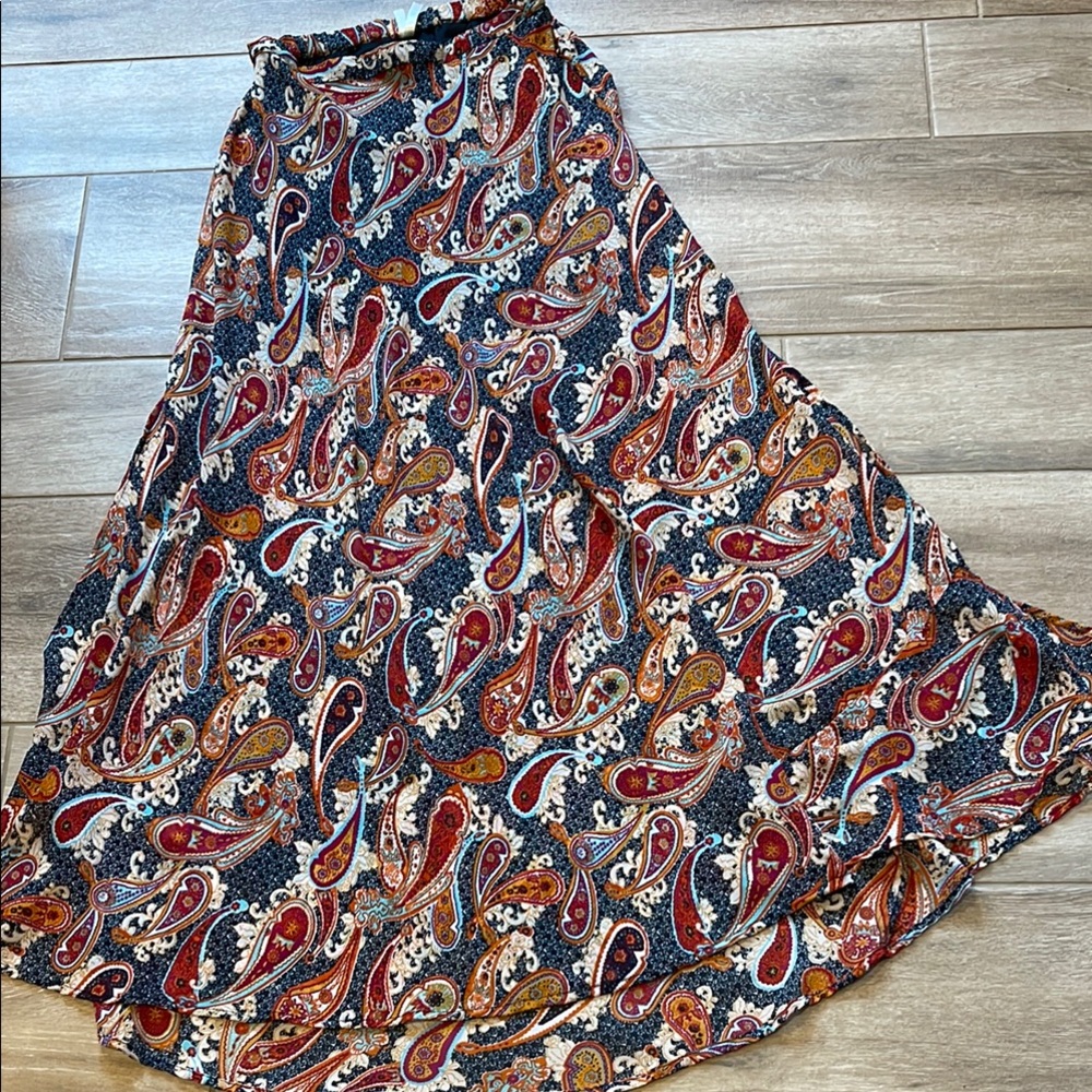 Truth NYC Maxi Skirt SMALL Lined to Thigh Long Split Sheer